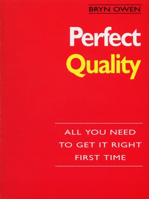 cover image of Perfect Quality